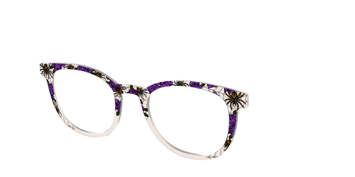 The Arachnid Rosebuds - Angle Top Image - Pair Eyewear