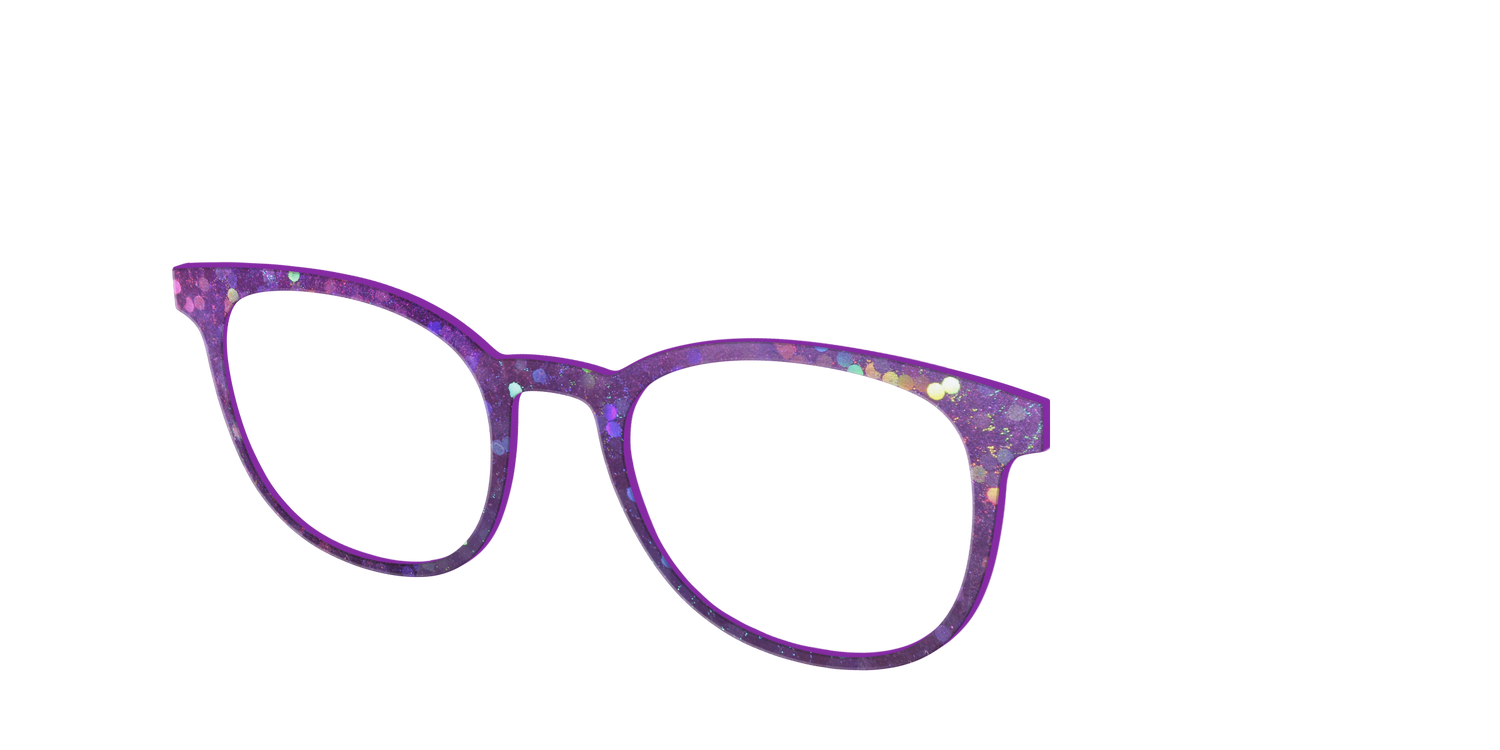 The Berry Jam Hexagons - Angle Top Image - Pair Eyewear