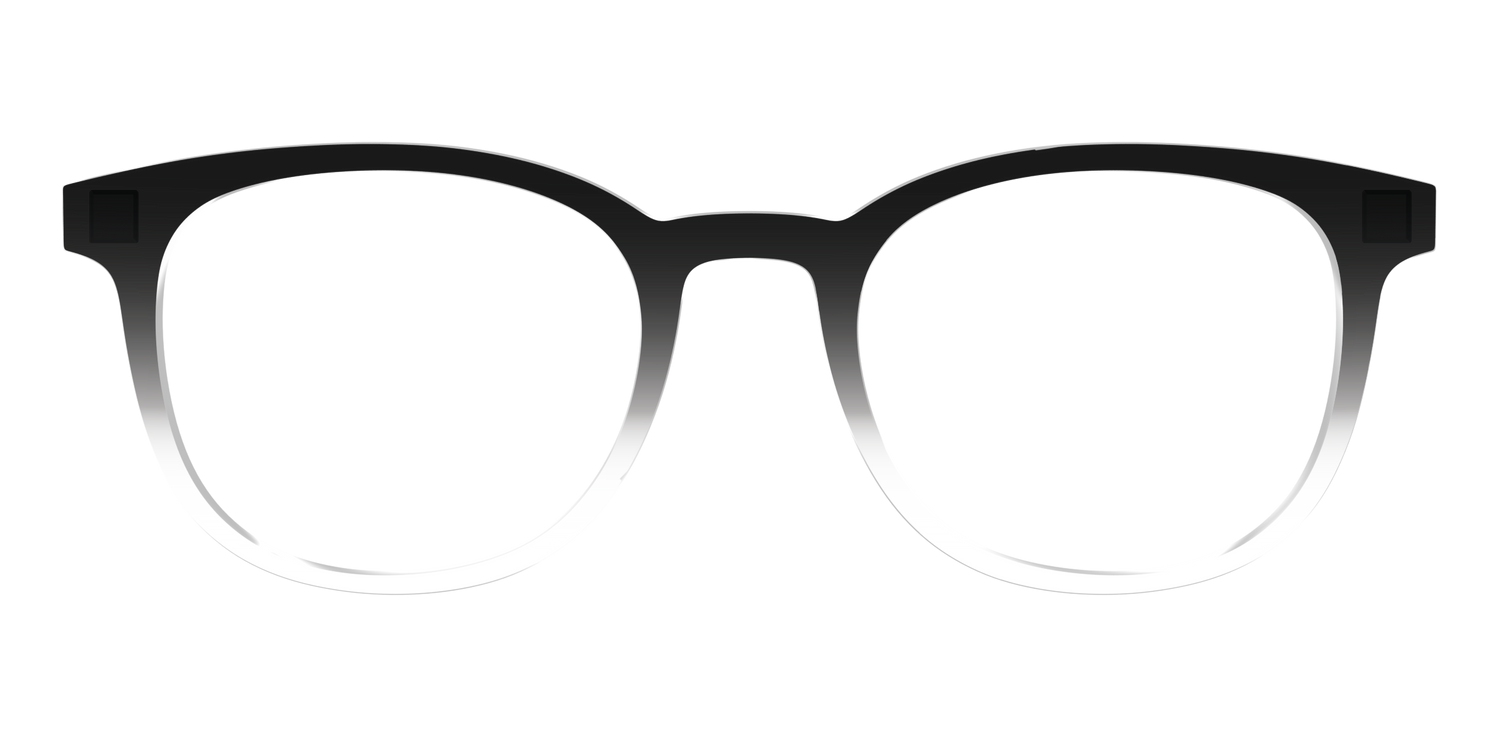 The Black Gradient Crystal - Front Top Image - Pair Eyewear