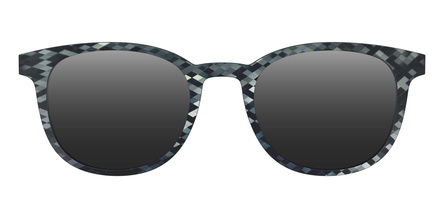 The Polarized Black Prism Sun Top - Front Top Image - Pair Eyewear