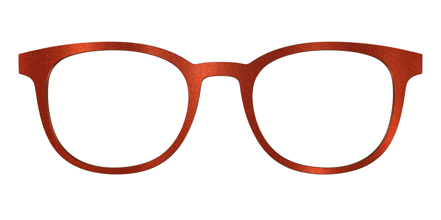 The Burnt Orange Shimmer - Front Top Image - Pair Eyewear