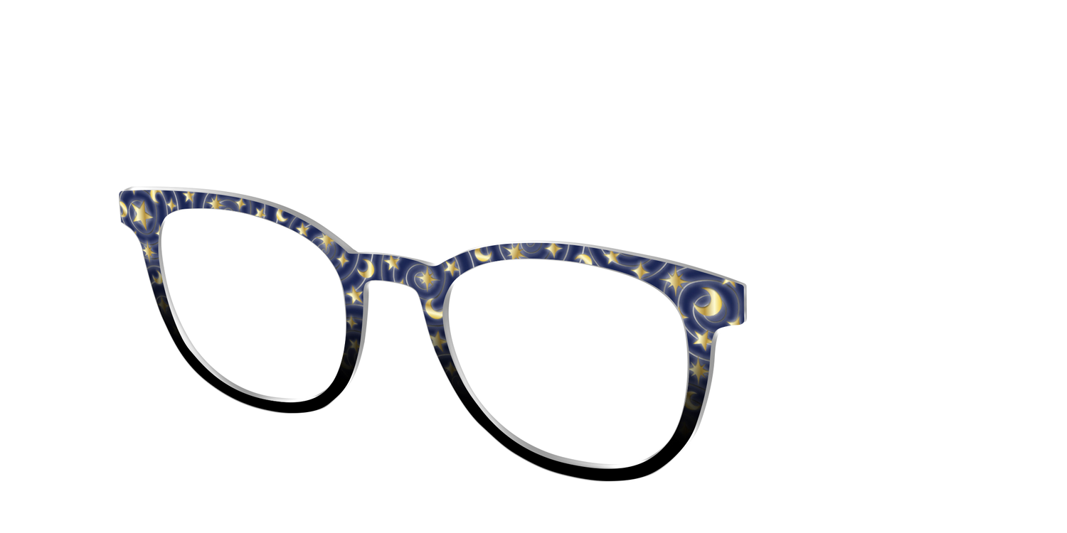 The Celestial Swirls - Angle Top Image - Pair Eyewear