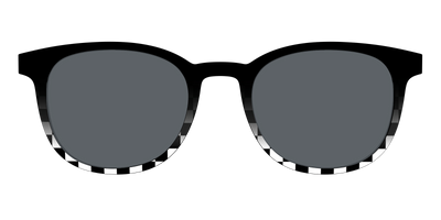 The Polarized Checkerboard Fade Sun Top - Front Top Thumbnail - Pair Eyewear