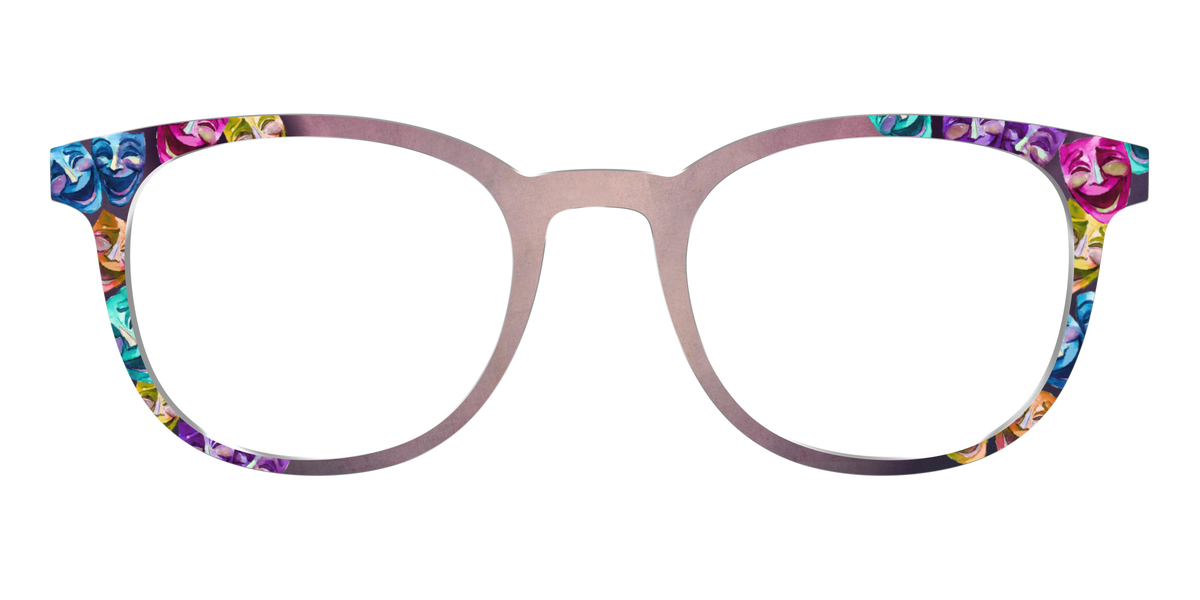 The Comedy Masks - Front Top Image - Pair Eyewear