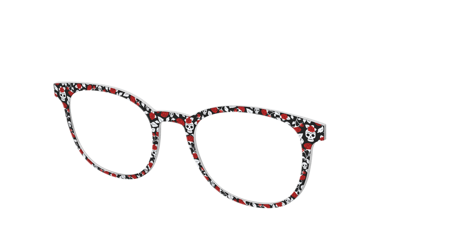 The Dia de Los Muertos - Angle Top Image - Pair Eyewear