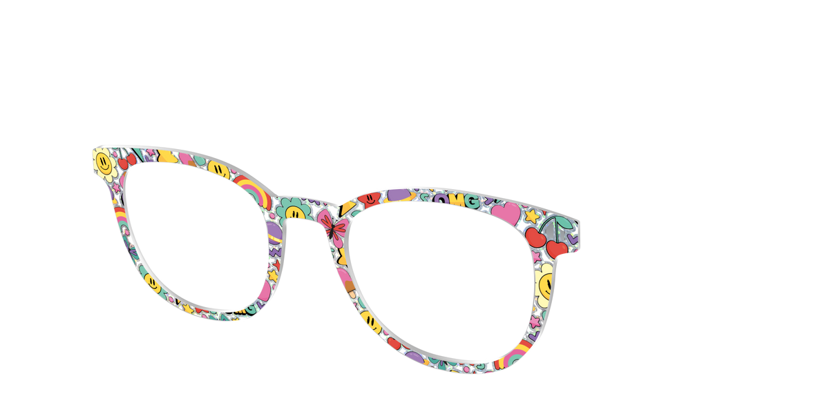 The Funky Foil Stickers - Angle Top Image - Pair Eyewear