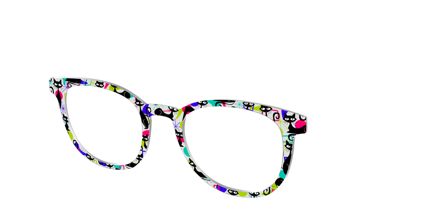 The Futuristic Felines - Angle Top Image - Pair Eyewear