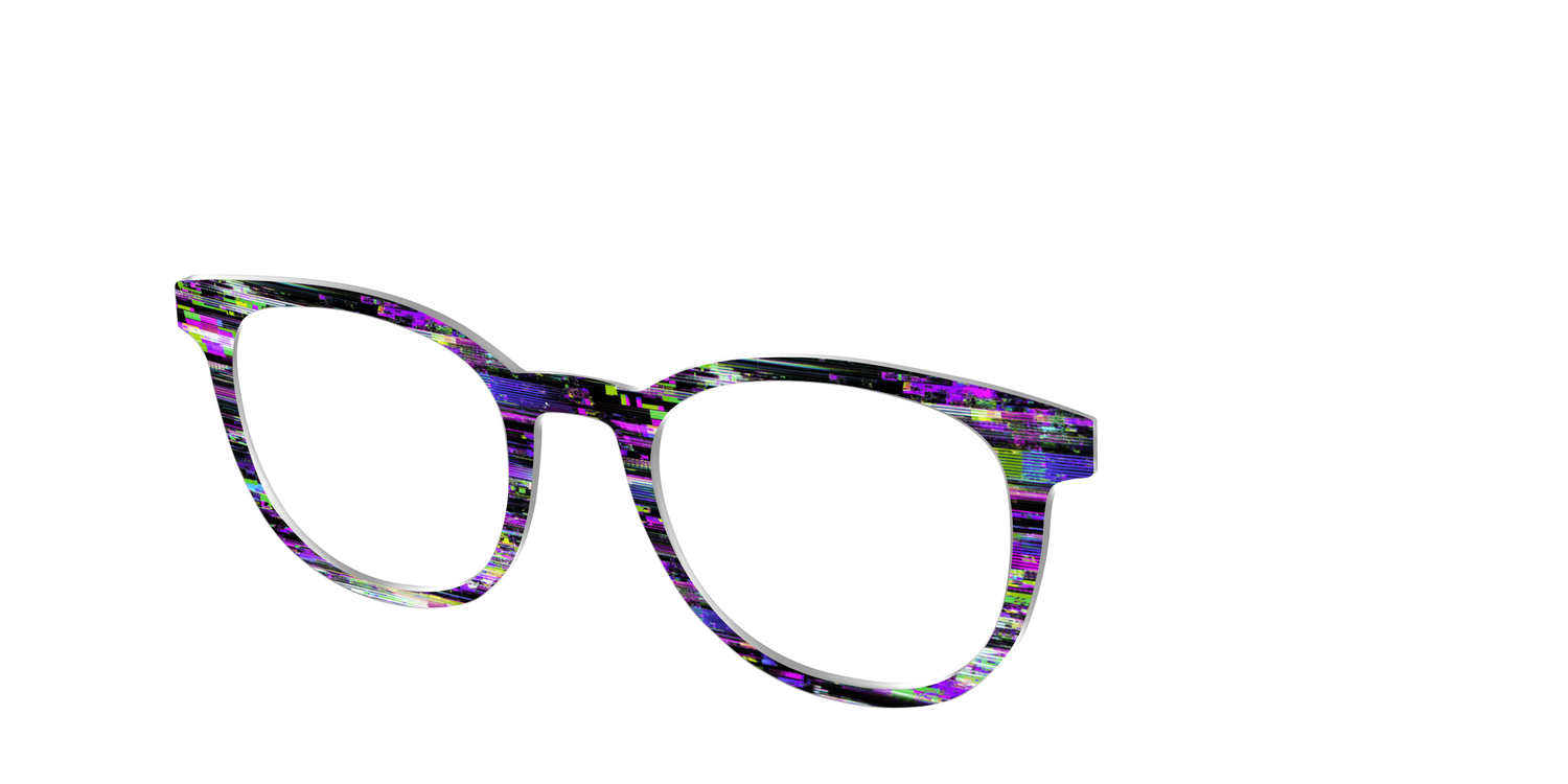 The Horror Film Glitch - Angle Top Image - Pair Eyewear