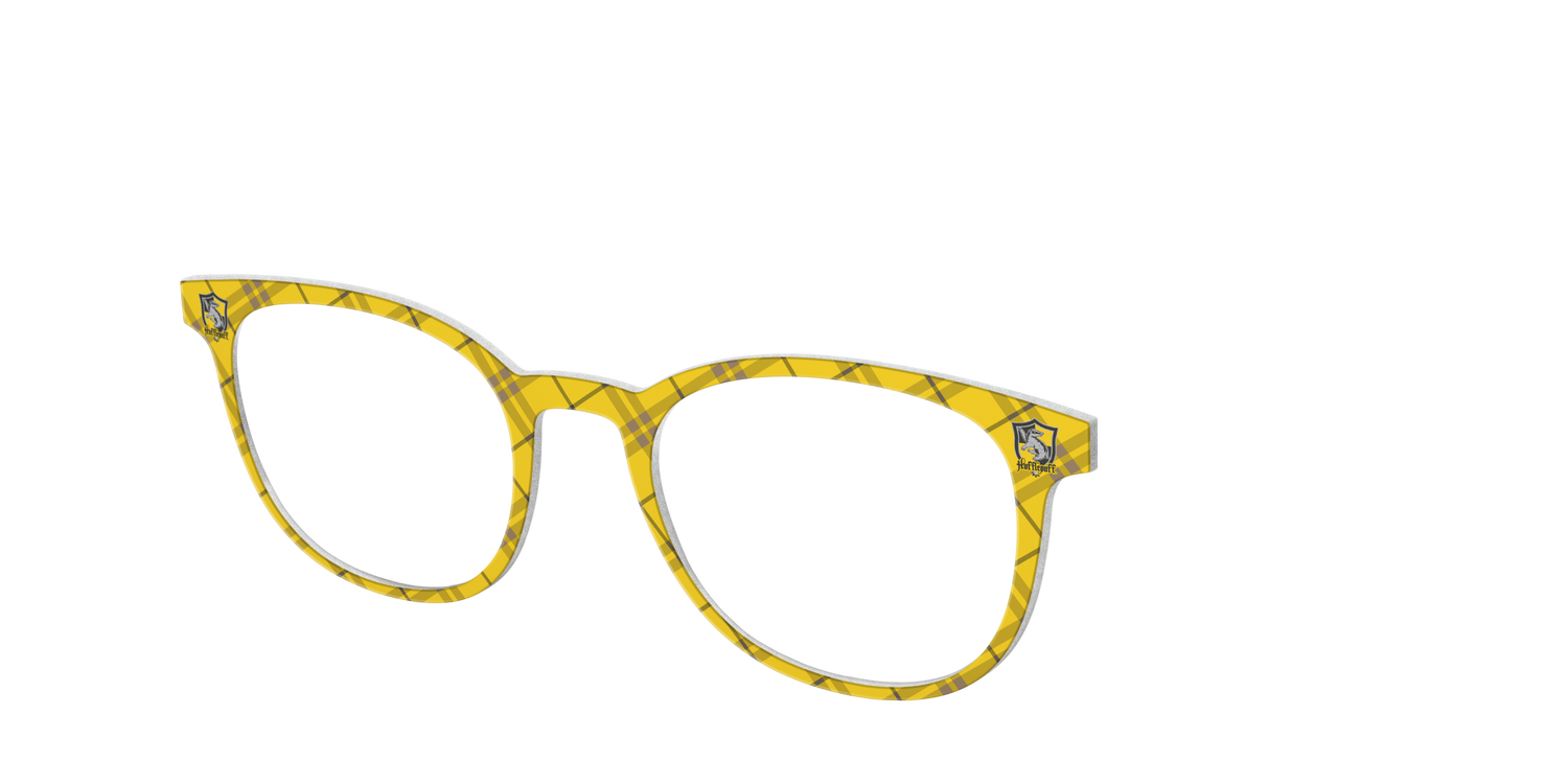 The Hufflepuff™ Plaid - Angle Top Image - Pair Eyewear