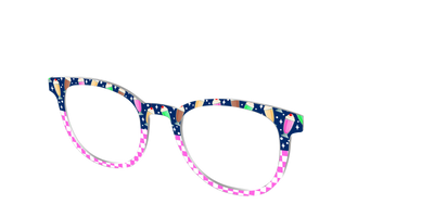 The Ice Cream Social Split - Angle Top Thumbnail - Pair Eyewear