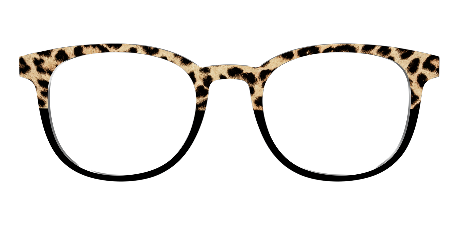 The Leopard Spots Split - Front Top Image - Pair Eyewear