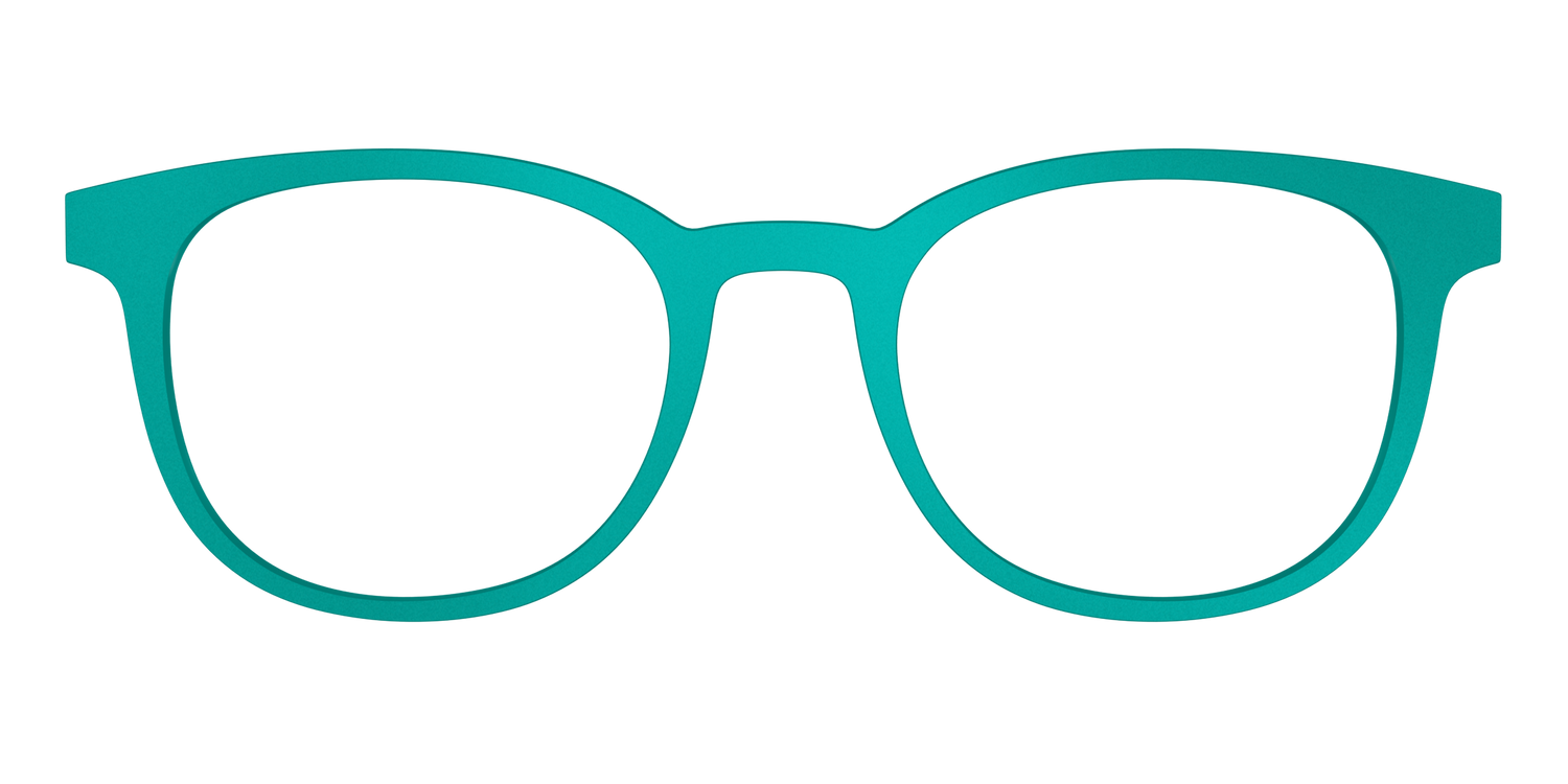 The Matte Jade - Front Top Image - Pair Eyewear