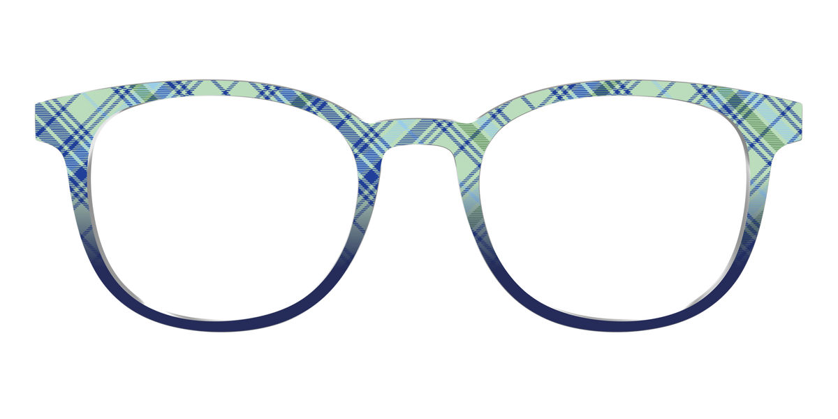 The Poetic Plaid - Front Top Image - Pair Eyewear