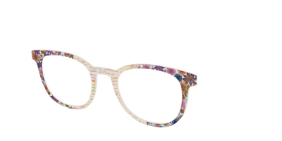 The Pressed Flowers with Foil Crystal - Angle Top Thumbnail - Pair Eyewear