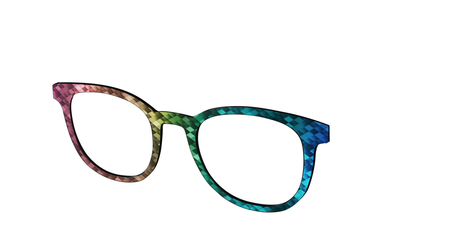 The Rainbow Prism - Angle Top Image - Pair Eyewear