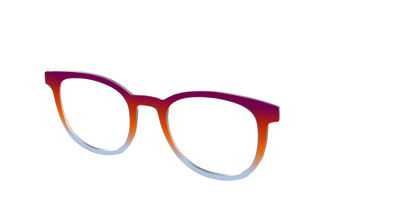 The Raspberry to Periwinkle Gradient - Angle Top Thumbnail - Pair Eyewear