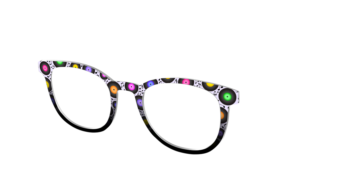 The Record Collection - Angle Top Image - Pair Eyewear