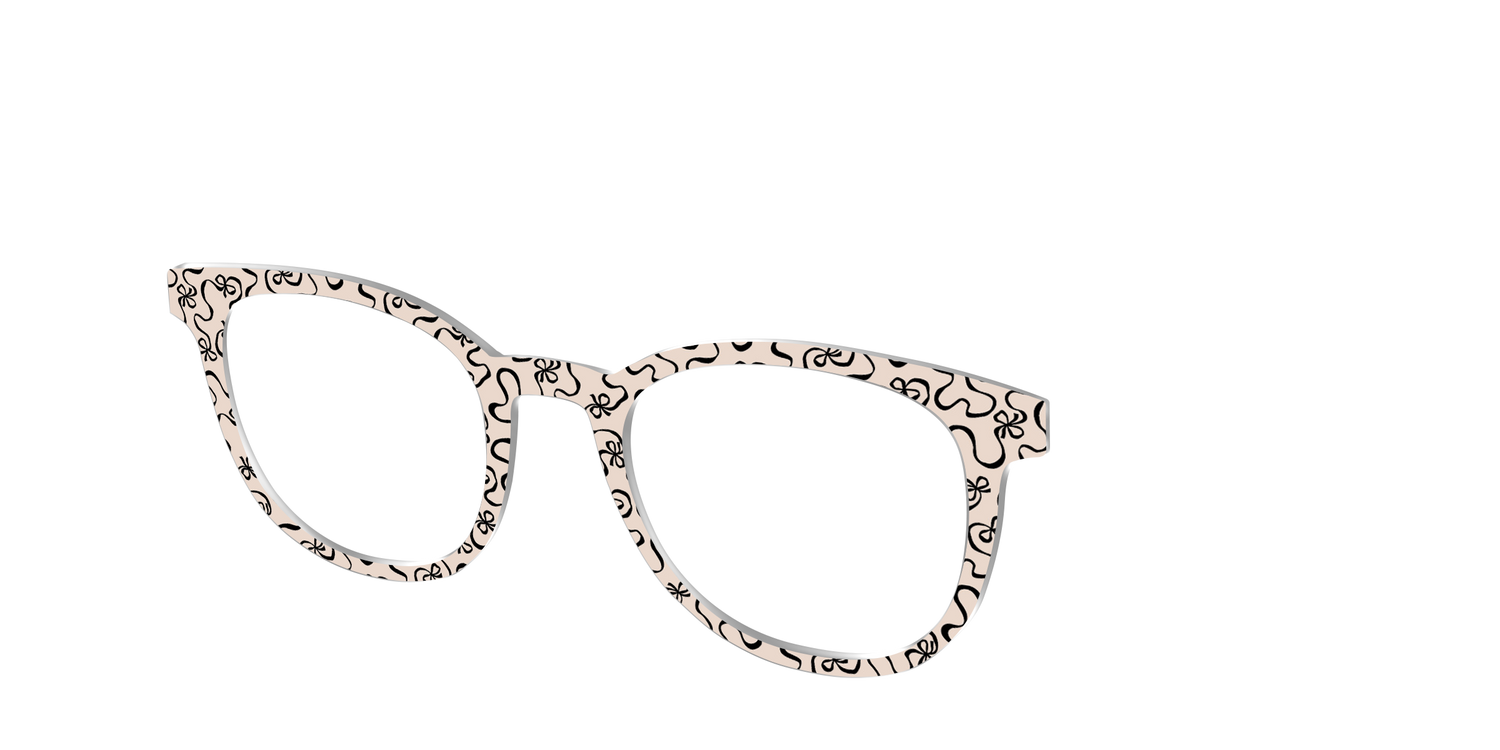 The Romantic Ribbons - Angle Top Image - Pair Eyewear