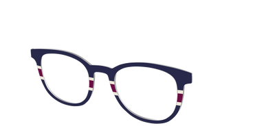 The Rugby Stripes - Angle Top Thumbnail - Pair Eyewear