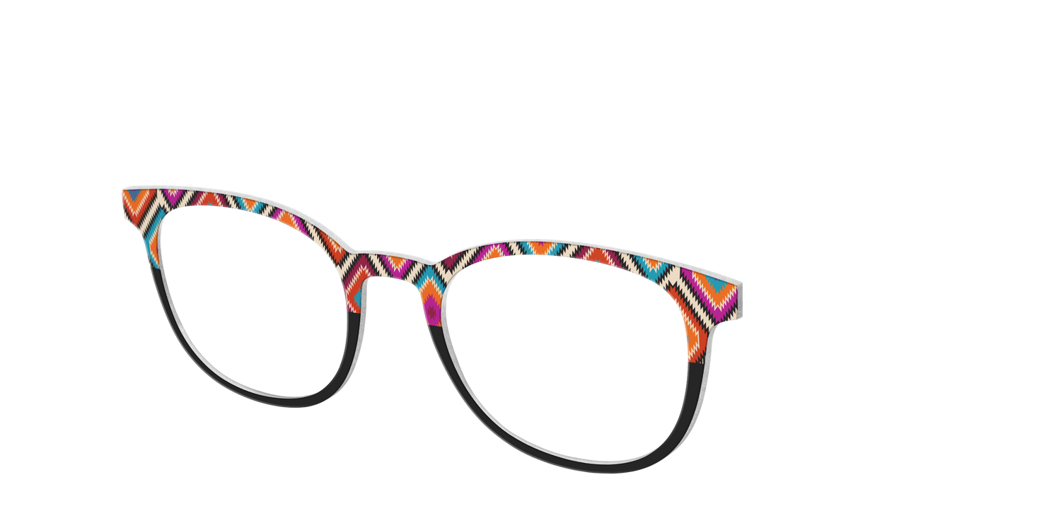 The Sarape Split - Angle Top Image - Pair Eyewear