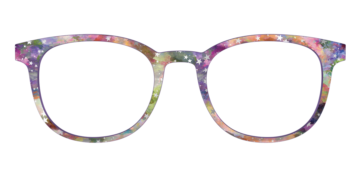 The Silver Foil Starry Sky - Front Top Image - Pair Eyewear