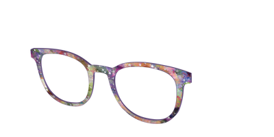 The Silver Foil Starry Sky - Angle Top Thumbnail - Pair Eyewear