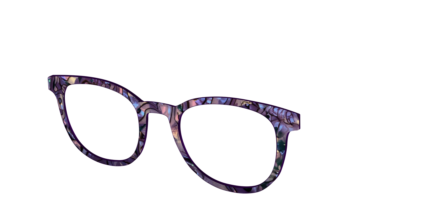 The Thistle Pearl Shell - Angle Top Image - Pair Eyewear