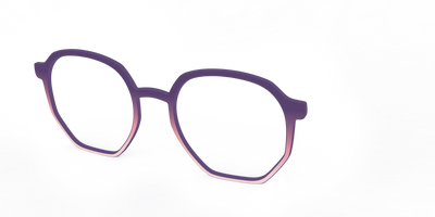 The Acai to Blush Gradient - Angle Top Thumbnail - Pair Eyewear