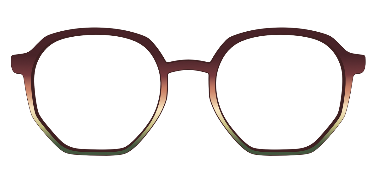 The Acorn to Moss Gradient - Front Top Image - Pair Eyewear