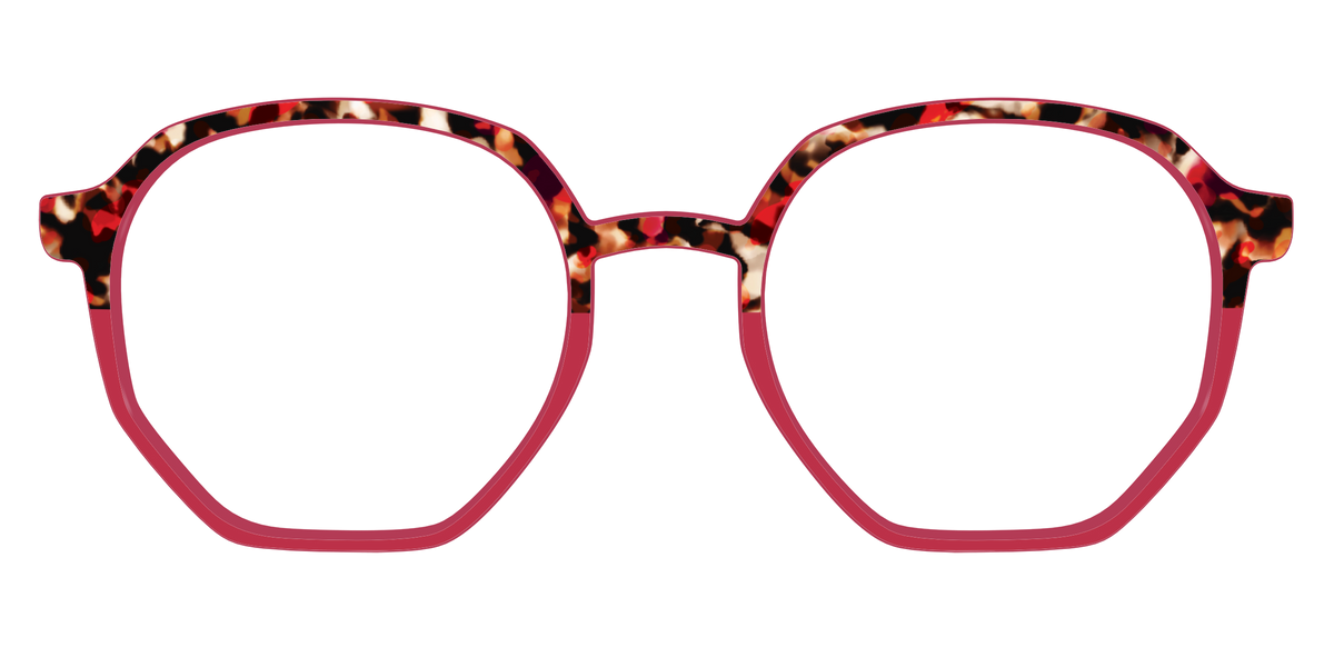 The Auburn Tortoise Crystal Split - Front Top Image - Pair Eyewear