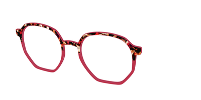 The Auburn Tortoise Crystal Split - Angle Top Thumbnail - Pair Eyewear