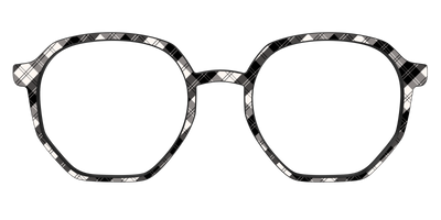 The B&W Plaid - Front Top Thumbnail - Pair Eyewear