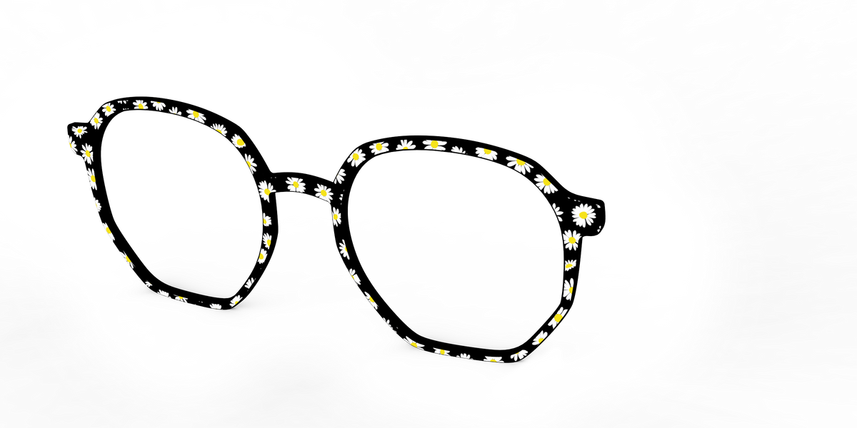 The Black Daisy - Angle Top Image - Pair Eyewear