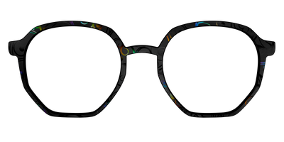 The Black Holographic Scrolls - Front Top Thumbnail - Pair Eyewear