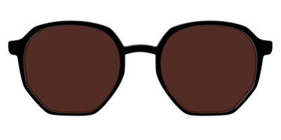 The Black with Brown Golf lens - Front Top Thumbnail - Pair Eyewear