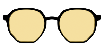 The Black With Citrine Yellow lens - Front Top Thumbnail - Pair Eyewear