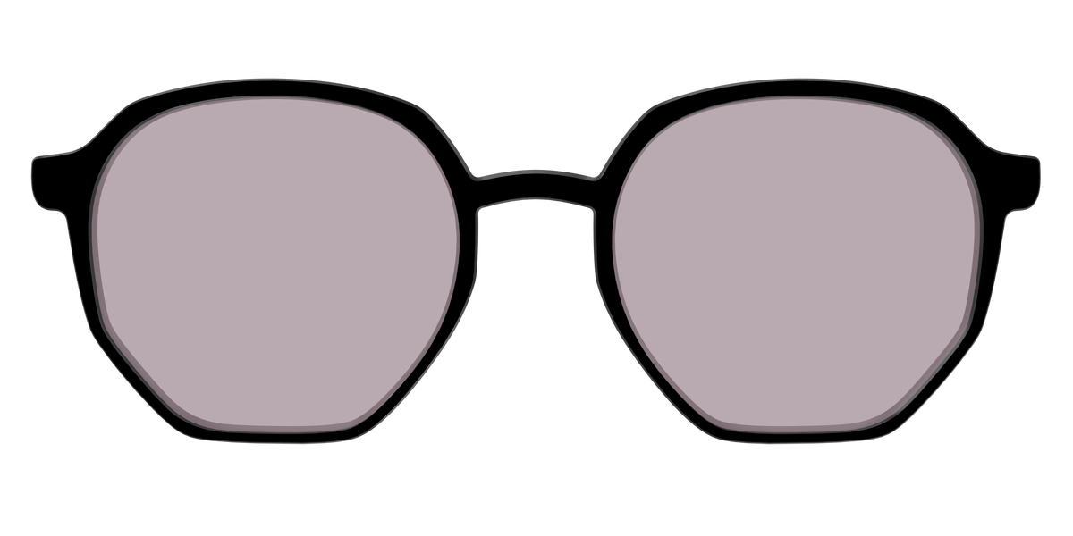 The Black with Gray Gaming lens - Front Top Image - Pair Eyewear