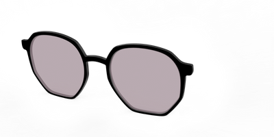 The Black with Gray Gaming lens - Angle Top Thumbnail - Pair Eyewear