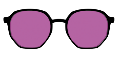 The Black with Violet Golf lens - Front Top Thumbnail - Pair Eyewear