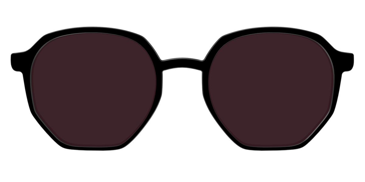 The Black with Water lens - Front Top Image - Pair Eyewear