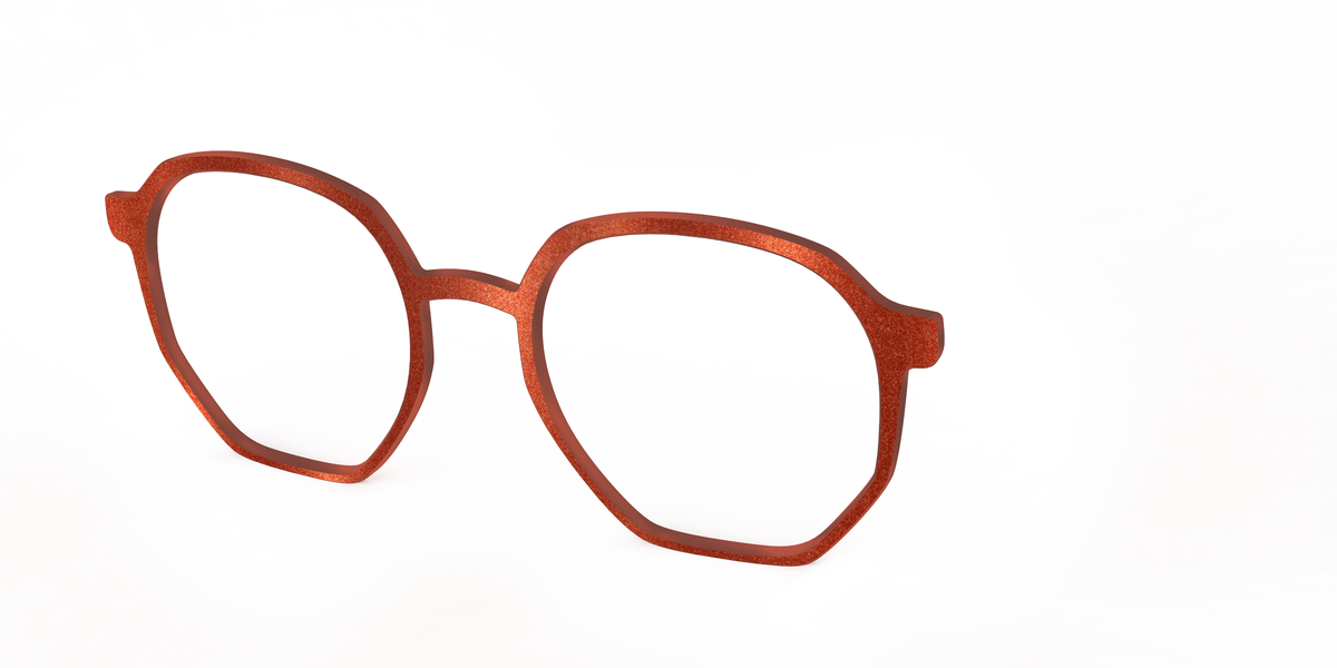 The Burnt Orange Shimmer - Angle Top Image - Pair Eyewear