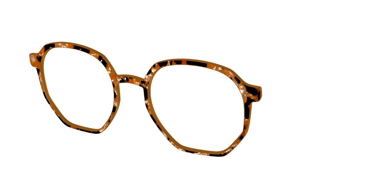 The Caramel Pearl Tortoise - Angle Top Image - Pair Eyewear