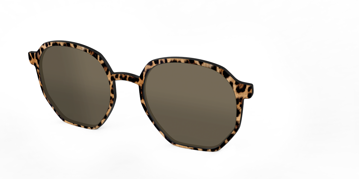 The Polarized Cheetah Spots Sun Top - Angle Top Image - Pair Eyewear