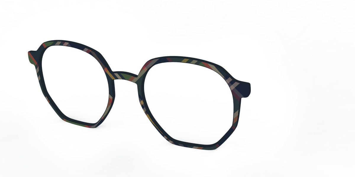 The Flannel Plaid - Angle Top Image - Pair Eyewear