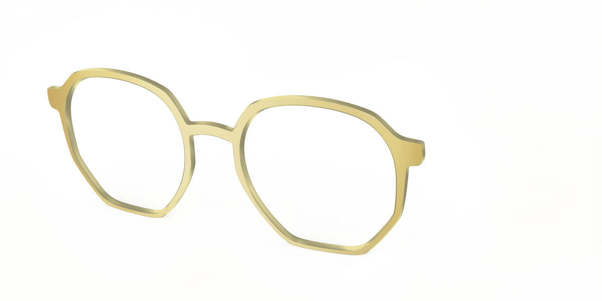 The Gold Mirror - Angle Top Image - Pair Eyewear