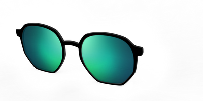 The Polarized Green Reflective Sun Top - Angle Top Thumbnail - Pair Eyewear