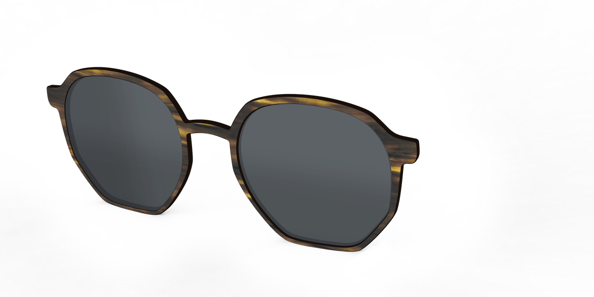 The Polarized Horn Sun Top - Angle Top Image - Pair Eyewear