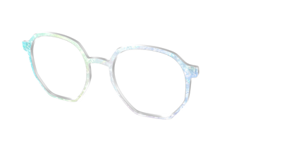 The Iridescent Pearl Marble Crystal - Angle Top Thumbnail - Pair Eyewear