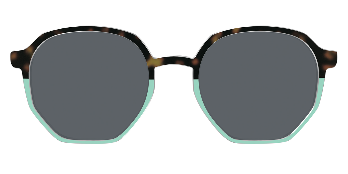 The Polarized Matcha Split Sun Top - Front Top Image - Pair Eyewear