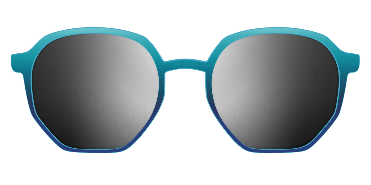 The Polarized Ocean Blue Sun Top - Front Top Image - Pair Eyewear